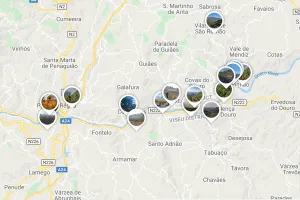 Map of Douro Valley Wineries