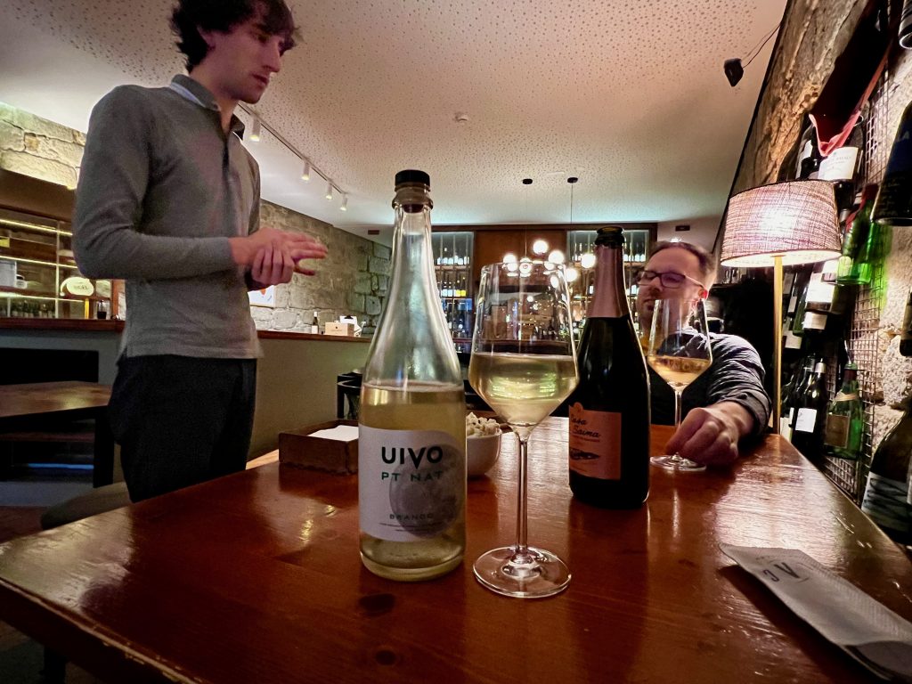 Natural wines at Prova, the best wine bar in Porto